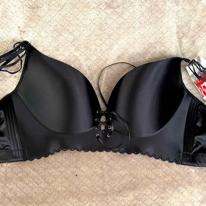 Womens Push Up Drawstring Bra No wire Plus Size